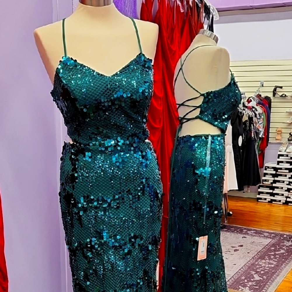 Nadia Emerald Green Dress